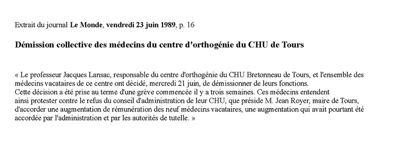 article du journal le monde