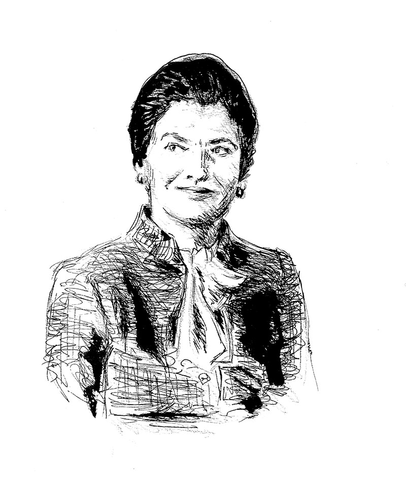 dessin de Simone Veil